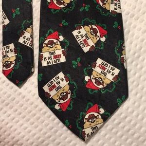 Vintage Tasmanian Devil tie Christmas